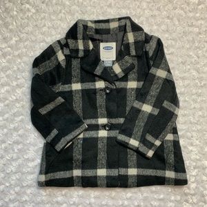 Plaid coat 12/18 m
